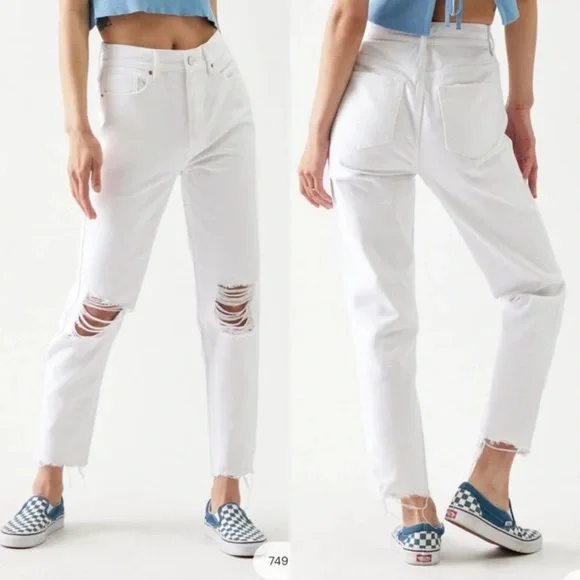 Pacsun Ultra High Rise Slim Distressed Jeans - Picture 10 of 10